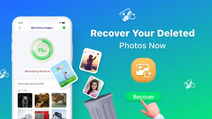 Photo Recovery App, Deleted android App screenshot 0